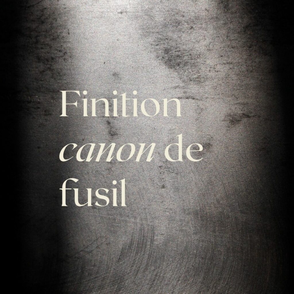 Finition fer Gris / Noir